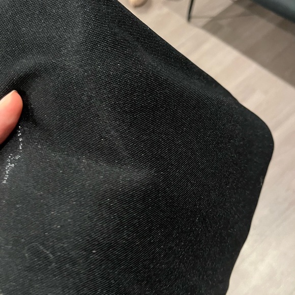 BLACK LOW RISE STRETCHY PANTS - Picture 8 of 9